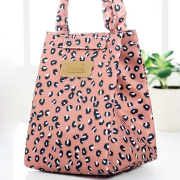 NWT - LEOPARD PRINT LUNCH BAG - Picture 2 of 7